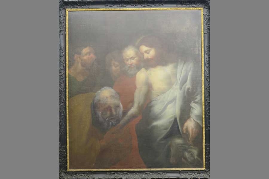 1 Christus en Petrus voor restauratie